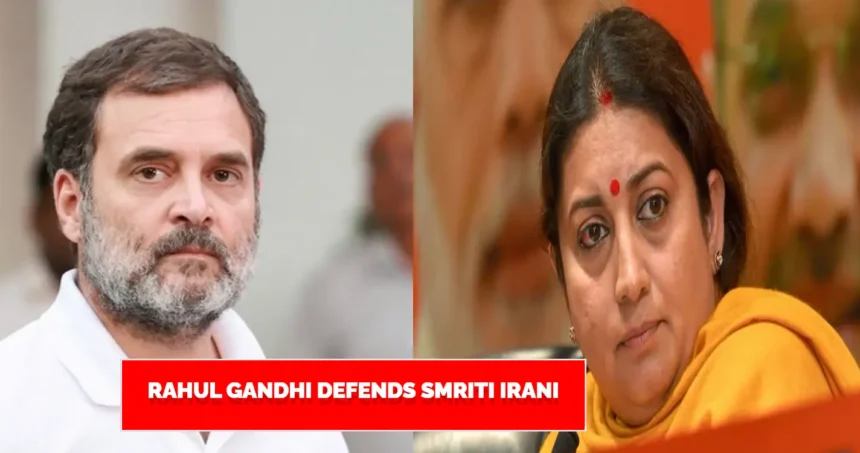 smriti irani rahul gandhi