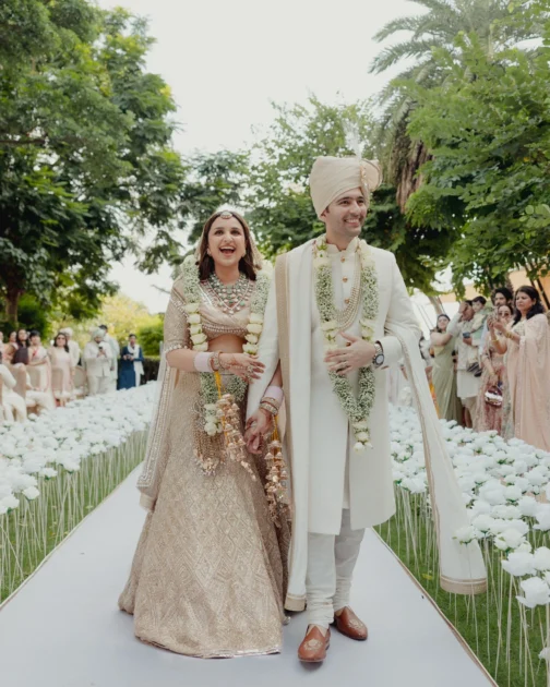 Raghav Chadha with wife