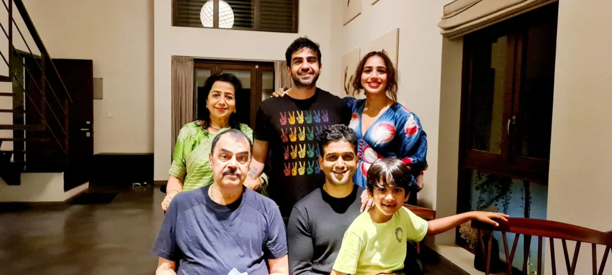 Nithin Kamath family