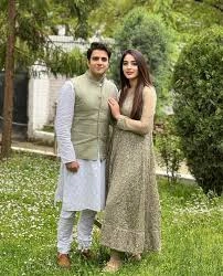 Athar Aamir Khan with wife Mehreen Qazi