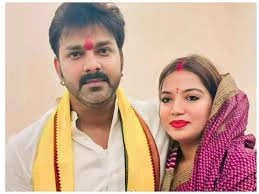 Pawan Singh with wife Jyoti