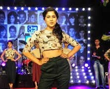 Sharwari Wagh walkinh on Ramp