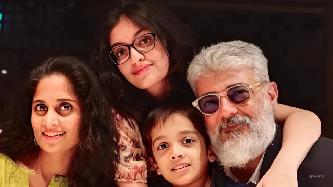 Ajith kumar with family