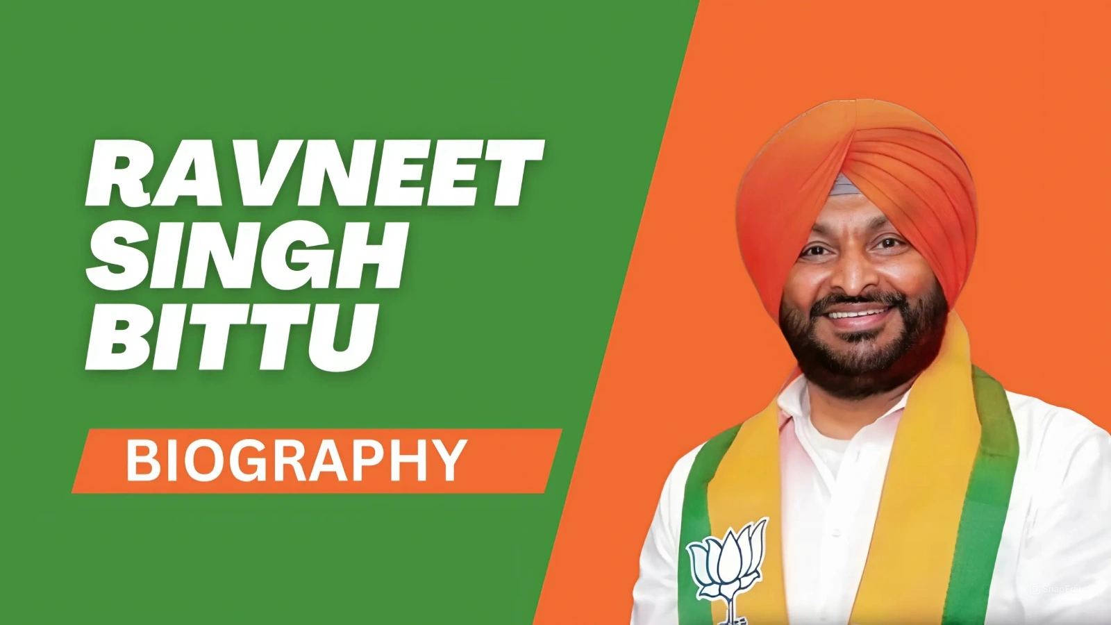 Ravneet Singh Bittu Biography: Age, Father, Wife, Net Worth