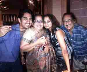 Siddharth with family