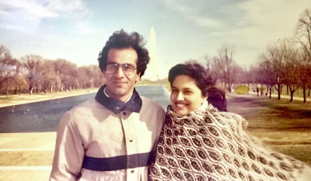 smita prakash with her husband