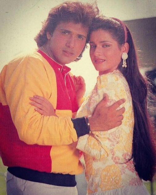 Neelam Kothari with Govinda