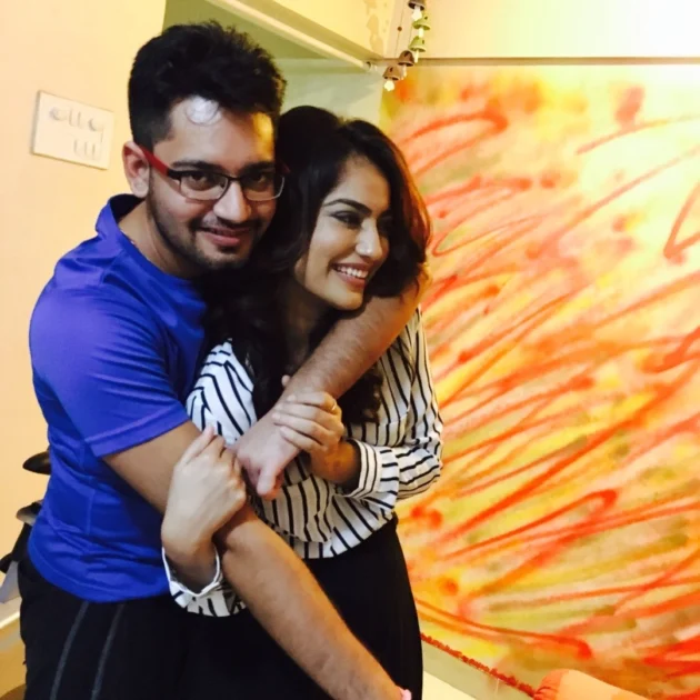 Surbhi Jyoti with her brother