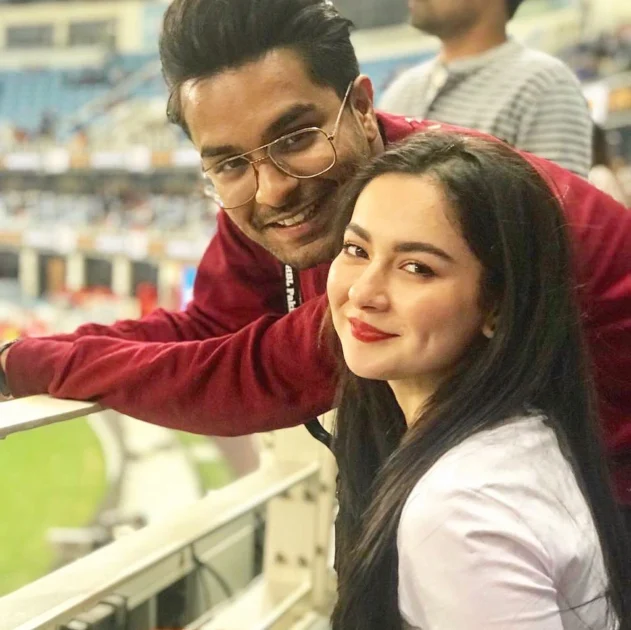 hania with Asim Azhar