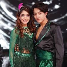 Akash with Niti Taylor in Jhalak Dikhla jaa