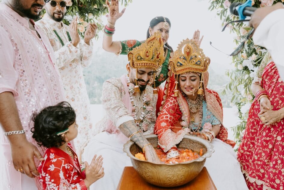 Anurag Panda marriage image with wife Elina