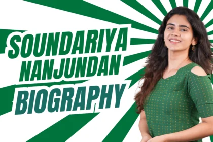 Soundariya Nanjundan Biography