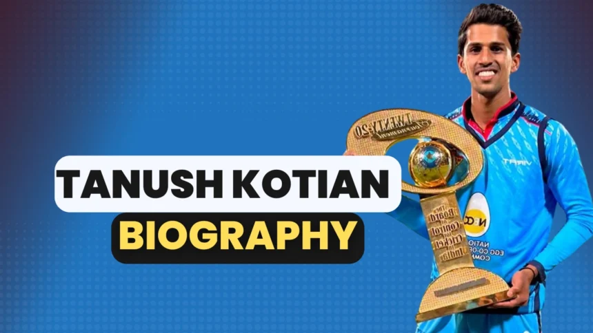 Tanush Kotian Biography