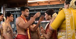 Tarini wedding photo with Kalidas Jayaram