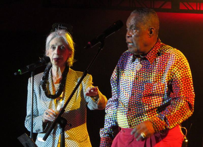 Joyce Mcrae with her husband Sam Moore