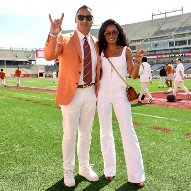 Loreal Sarkisian with her husband