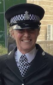 Rosie in police uniform